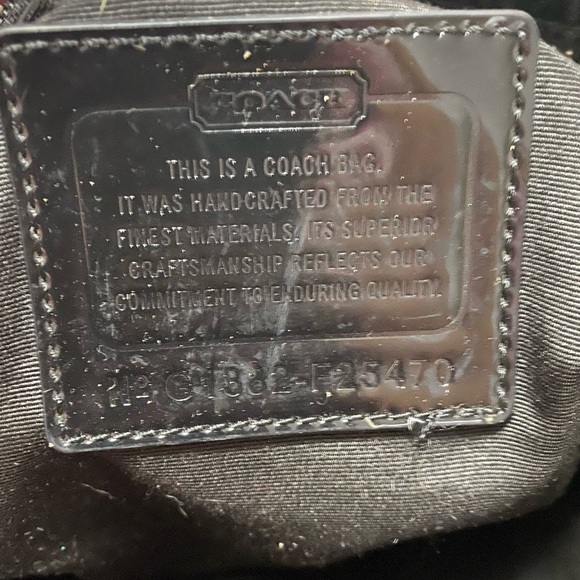 Black coach sequin purse - Picture 4 of 6